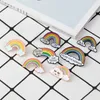Spilla in smalto arcobaleno per donne uomini Gay Lesbian Pride Spilla da bavero Spille per gioielli di moda