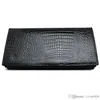 Man Brand M B Genuine Leather Card Holder Wallet Black Alligator Long wallets MTpurse card holder wallet Highend gift box package2346101