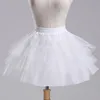 Biały A-Line Krótki Crinoline Petticoat, Kwiat Dziewczyna Sukienka Petticoat, Bustle Spódnica, Bez kości Bustle, Underskirt Wedding Krótki Petticoat