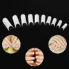 Pełne paznokcie Mold Długie fałszywe Fałszywe Porady Nail Art Porady Francuski Paznokci Extension Akrylowe Żel UV Manicure Narzędzie 500 sztuk / zestaw