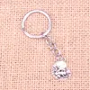 Nieuwe sleutelhanger 18*17 mm kikker op lelie pad hangers diy heren auto sleutel ketting ringhouder sleutelhanger souvenir sieraden cadeau