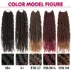 Bomba Twist Hair Extensions CasticalHair Szydełko Ombre Syntetyczna oplatanie Moda Nowa Bomba Twist Hair Extension dla puszystego skrętu jedwabistej nici