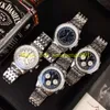 4 Stijl Mannen Kwaliteit Horloges 46 Mm AB0127211B1A1 Blauwe Wijzerplaat Roestvrij Staal Quartz Chronograaf Werkende Heren Watches1961