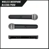 Microfono BLX BLX288 BLX88 PG 58A Système de karaoké avec microphone sans fil UHF avec double émetteur portatif PG58 Microfone Mic Free Microfoon