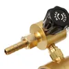 Freeshipping Argon CO2 Gauge Pressure Regulator Mig Tig Flow Meter Control Valve Welding Gas Double Tube Bubble Counter Aquarium Flowmeter