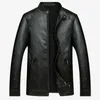 Plus Storlek 8XL Mäns Läder Jacka Design Coat Män Casual Motorcykel Läder Jacka Mens Veste En Cuir Jackor Sheepskin