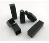 Gratis frakt Tom högkvalitativ plastläppsticka, svart yttre kvadratisk form inre DIY läppstift rör SN678