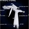 Auarita F-3 LVLP Air Spray Gun Car Malowanie Malarstwo 1.0mm Dysza 125CC Cup Gravity Automotive Motoryzacja Wykańczanie Powierzchni Powierzchnia