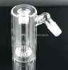 Szklany łapacz popiołu 45 stopnia 14,5 mm Mini Hookah Glash Bong Catchers Gruby Pyrex Clear Bubbler Ashcatcher