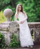 Yeni Popüler Kılıf Dantel Çiçek Kız Elbise Uzun Kollu Kat Uzunluk Ucuz Kız Parti Kıyafeti Pageant Elbise Custom Made