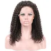 Peruana Virgem Cabelo Perucas Frontais Perucas pré-arranhadas Cabelo Curly Curly Cabelo Peruca 130% Densidade 8-24 polegadas