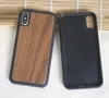 Soft TPU Silicone Wooden Wooden Froofchproof Protection Case لأجهزة iPhone 11 Pro XS Max XR X 7 8 Samsung S10 Plus S9 S8 Note 9
