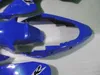 Gratis Custom Fairing Kits voor Kawasaki Ninja ZX12R 2000 2001 ZX1-2R 00 01 ZX 12R Carrosserie Reparatie Blauwe Aftermarket Backings Set