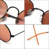 Małe owalne okulary przeciwsłoneczne damskie spolaryzowane uv400 metalowa rama okrągłe okulary przeciwsłoneczne dla mężczyzn 2023 czerwony pomarańczowy niebieski letni styl