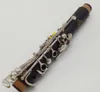 Buffet Crampon Blackwood Clarinet E13 Modèle BB Clarinettes Bakelite 17 Clées Instruments de musique avec porte-parole Reeds4234591