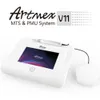 Portable Ankomst ArtMex V11 Permanent Makeup Kits Pro Digital Tattoo Machine Set Eye Brow Lip Rotary Pen MTS System Tattoo Gun