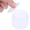 Frosted Glass Jar Skin Care Eye Cream Jars Pot Refillable Bottle Cosmetic Container With Wood Grain Lid 5g 10g 15g 30g 50g