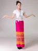 la ropa tradicional de Tailandia Mujeres festival de la etapa del vestido del desgaste del funcionamiento de Asia estilo étnico baile ropa traje oriental