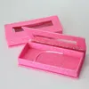 Atacado Bling Glitter cílios falsos Embalagem Box Falso 3d Mink cílios Caixas magnética preta Rosa de Ouro Caso Lashes caixa vazia