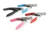 NA070 Nail Art Clipper Cutter UV Gel False Nail Tips Edge Cutters Stainless Steel U One Word Clippers Manicure Tool Scissor