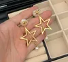 Summer Shinning Star Tassel örhängen Crystal Rhinestone Teardrop Dangle örhängen Märke Fashion Accesories Jewelry 2201352