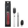 1PCS Evod 바닥 트위스트 예열 VV 조절 전압 가변 2.0-4.0V 슬림 Vape 펜 배터리 380mAh (510) 스레딩 두꺼운 기름