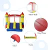 Yard Homse Använd Nylon Mini Bouncy Castle Bounce House Uppblåsbar Jumper Moonwalk Trampoline Toys With Flower