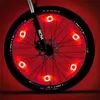 الدراجة تكلم الأنوار 6 حزمة بقيادة الدراجة أضواء العجلة مع بطاريات وشملت بالاضافة الى 6 بطاريات CR2032 اضافية ركوب الدراجات الديكور