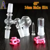 Narguilés Verre Adaptateur Récupérer Ash Catcher Narguilés 14.4mm ou 18.8mm Mâle Femelle Joint déroulant Keck Clip Pour Bong Oil Rig