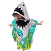 kinderen cartoon badjassen kinderen badhanddoeken poncho met capuchon zeemeermin handdoek zwemmen zwembad strandlaken cartoon kindermantel zeemeermin bad douche r9942056