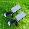 Solar Lawn Light IP65 Vattentät Spotlight Outdoor Garden Spotlights Patio Landscape Pathway Light Decoration Lights Solar Lamps