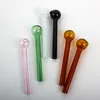 Colorful Pyrex Glass Oil Burner Smoking Pipe Tube Pipes Tobcco Herb Nails for Bong Dab Rig