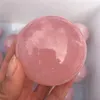 1pcs TOP High Quality Dark Pink Natural Rose Quartz Crystal Sphere Healing Amethyst Gemstone Crystal Ball7806581