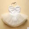 Designerskie dzieci ubrania dziewczęce ballet taniec sukienki łaciński tulle tutu romper sukienka bez rękawów spaghetti pasek sukienki dancewear gorący ayp5337