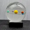 System Solar Crystal Ball Globe Astronomical Celestial 8 Planet Galaxy Crystal Balls Home Decoration