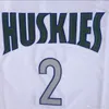 ハスキーカレッジジャージー2 2ロンゾボール高校バスケットボールジャージスポーツエドユニフォームS