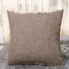 Solid Cushion Cover Plain Throw Pillows Case Linen Square Pillow Covers Sofa Car Decorative Home Christmas Decoration 13 Colors 45cm B6994