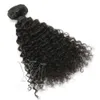 VMAE MALEISSIAN REMY Maagd Haar 3 Bundels 3B Krullend Zachte inslag Natural Black Afro Kinky Krullend Onverwerkte Menselijk Haar Weeft Extensies