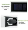 Numéro de porte solaire lumière numérique adresse d'hôtel numéro de maison signes Plaque étanche support mural 0123456789 Plaque d'immatriculation lumière LED