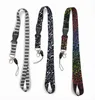 New 10pcs Piano Musical note lanyard key ID card gym mobile phone with USB badge clip DIY lanyard multifunction neck strap8123501