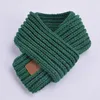 Bufanda de invierno para niños y niñas, bufanda con pompón para bebé, bufandas cálidas para el cuello, bufandas tejidas de lana para el cuello, foulard2537100