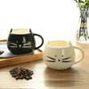 Hot 60Pcs Novelty Cute Cat Animal Milk Mug Ceramic Creative Coffee Porcelain Tea Cup Nice Gifts Children's Day Gift