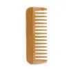 MOQ 50pcs Custom LOGO Amazon Hot Sale Eco-Friendly Bamboo Beard Combs Straight Hair Comb for Men & Women LX1923