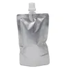 Встать чистая алюминиевая фольга носик сумка для желе жидкость чистая Майларовая фольга Doypack питьевой Поли пустой излив карманный мешок