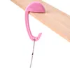 Mini Plastic Bag Hook Creative Clothes Purse Hanger Buckle Device Portable Table Chair Desk Brim Handbag Holder9213961