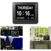 Digital Day Clock Led Calendar Dementia Alarm Showing Time Date Month Year Memory Loss Large Digital Table Clock358N