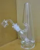 Vintage 8inç Cam Bong Su Boruları Hookah Downstem Bowl Quartz DHL UPS CNE tarafından müşteri logosunu koyabilir