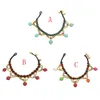 Bohemian Trendy Anklet Turquoise Beads Crystal Anklet Foot Chain Jewelry For Women