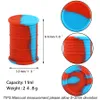 Barattoli in silicone dal design unico a forma di tamburo Contenitore per olio di cera da 11 ml Accessori per fumatori