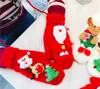 Fashion-Autumn- und Winterpaar Wollhandschuhe doppelt verdickte Weihnachtsgeschenkpuppenhandschuhe mit Seilhänge-Hals-Weihnachtshandschuhen